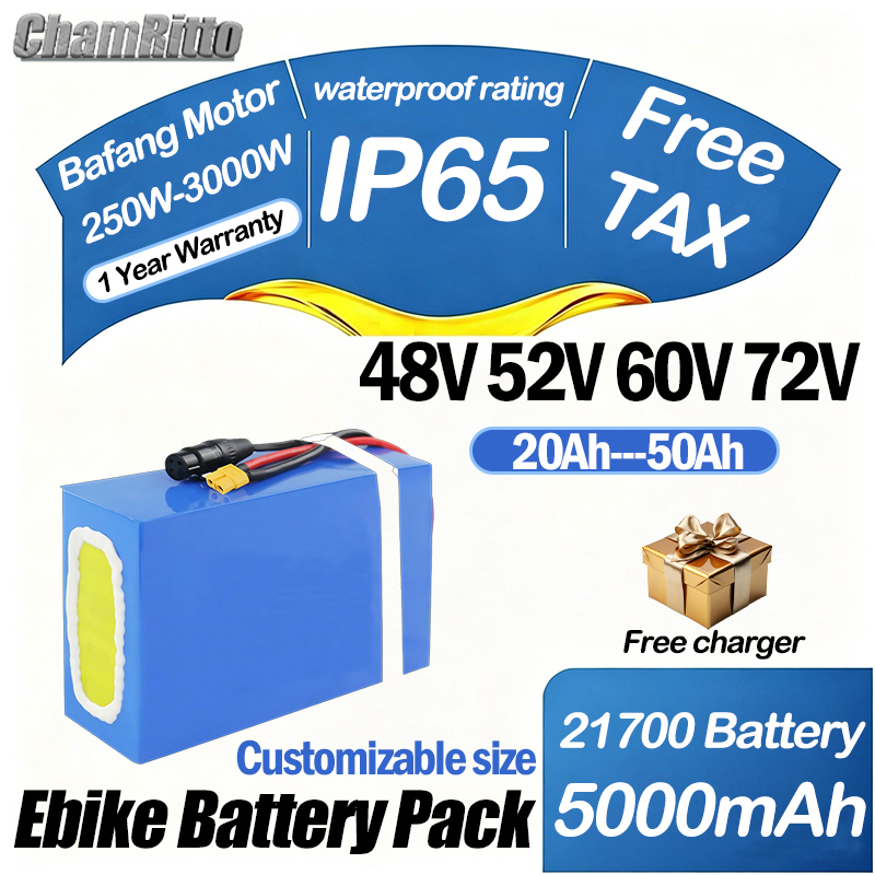 60V 50Ah Electric Scooter Battery - Batteria per Bici Elettrica 60V 72V