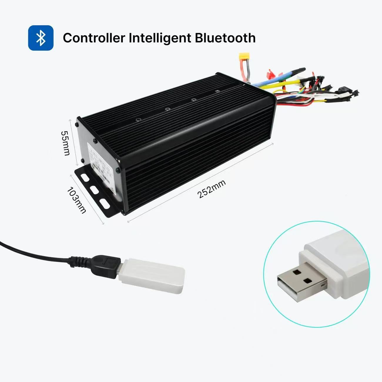 72V 100A Sabvoton Controller - Controller a Onda Sinusoidale 48V-72V 5000W