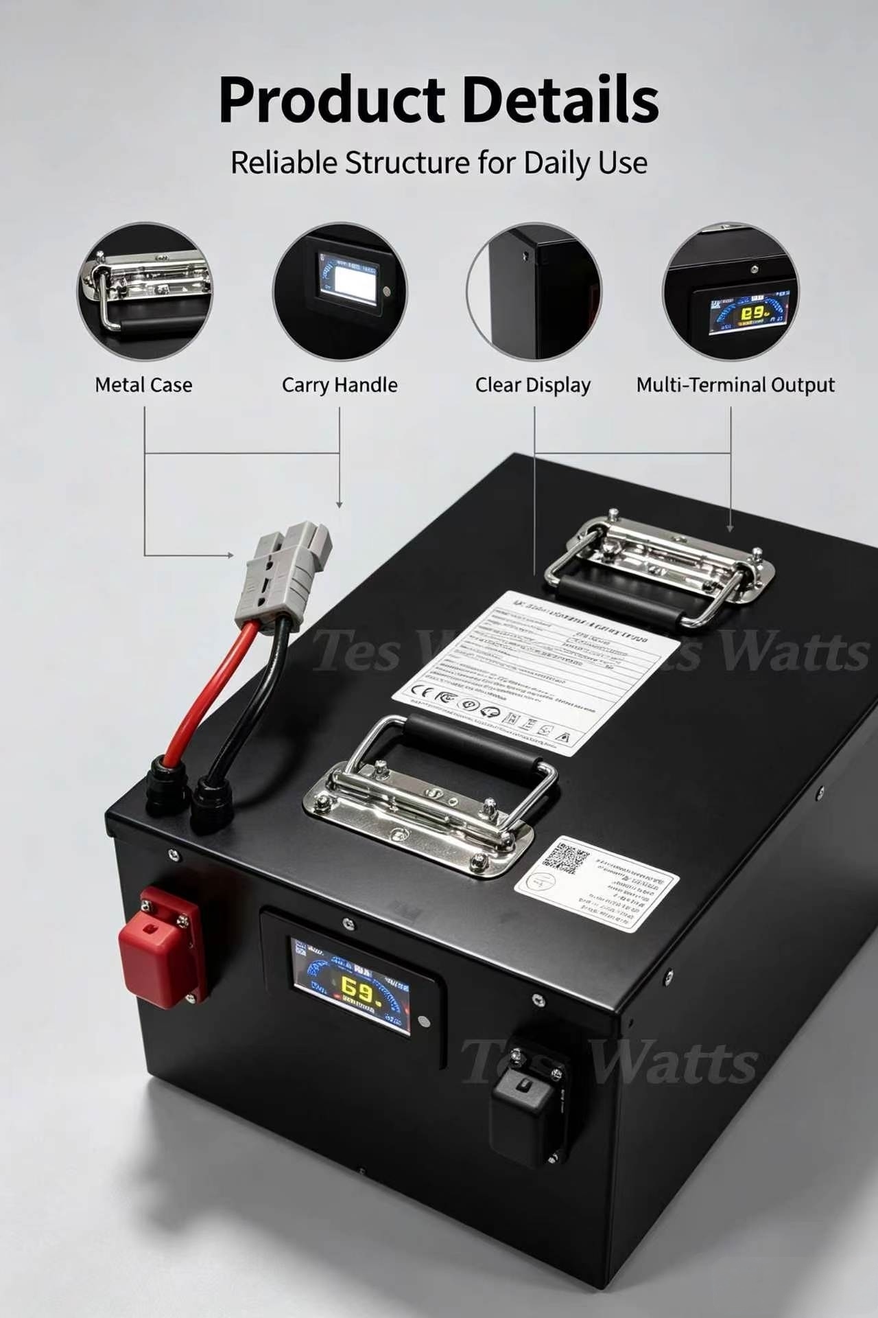 Batteria al litio lifepo4 72v  - 72V 40Ah Lifepo4 Battery Pack recensione e prezzo