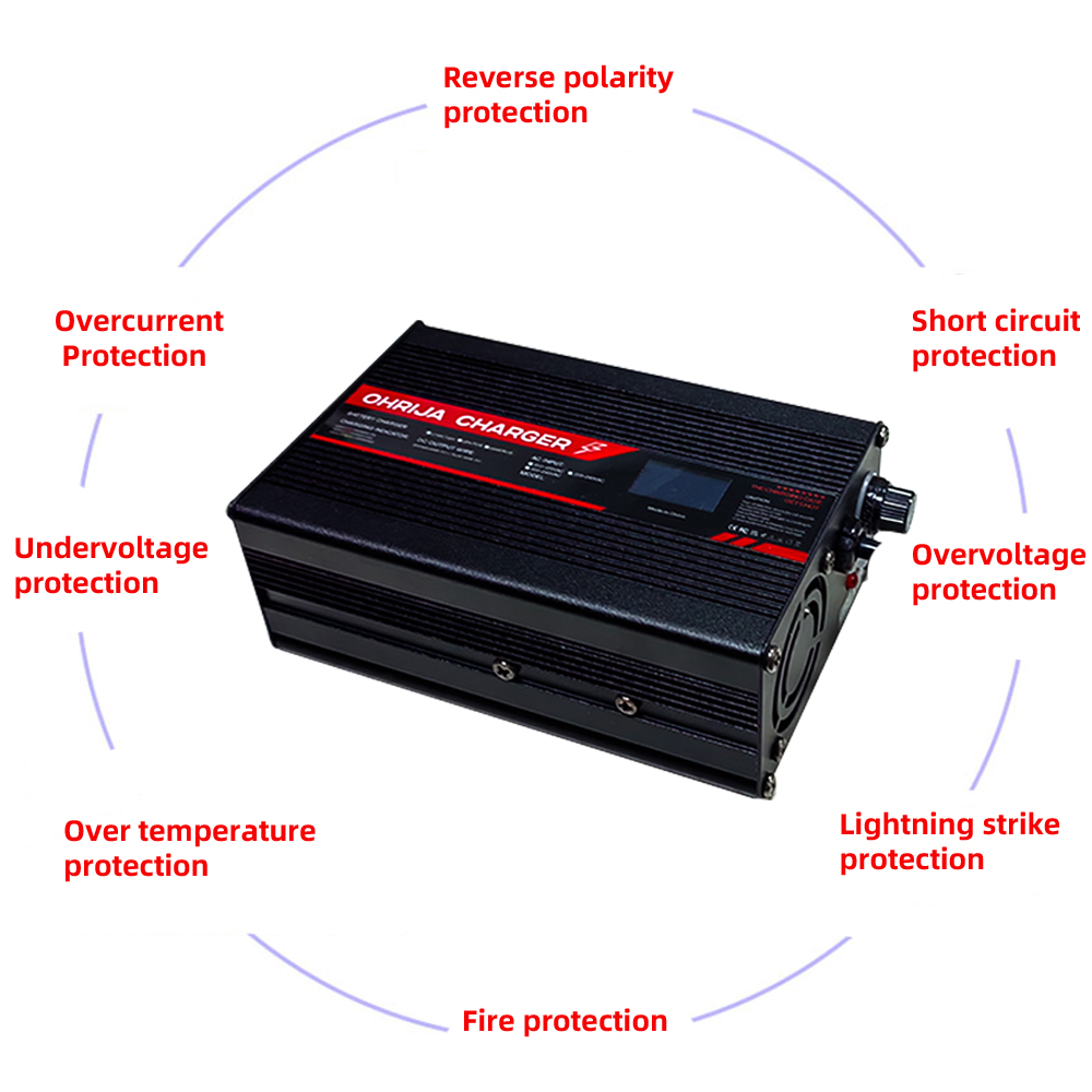 OHRIJA DC 36V 48V 5A Caricator - 84V 20A Smart Charger recensione e prezzo